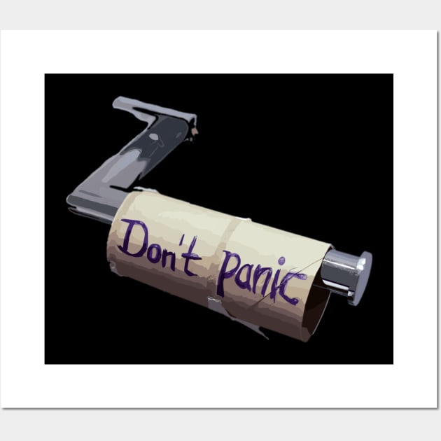 Dont Panic - look under the sink Wall Art by INLE Designs